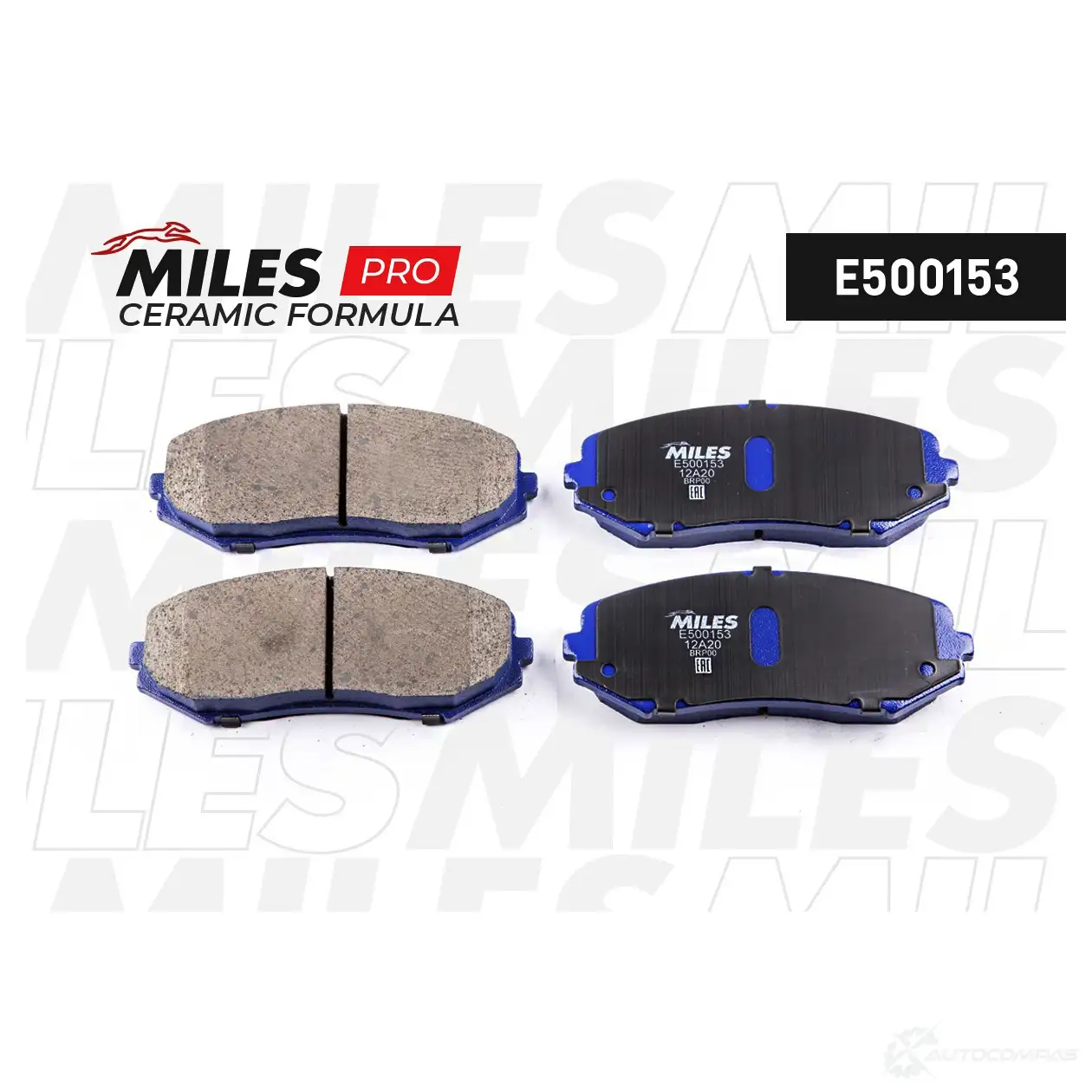 Тормозные колодки дисковые, комплект MILES R KLYCEK E500153 1436967851 изображение 0