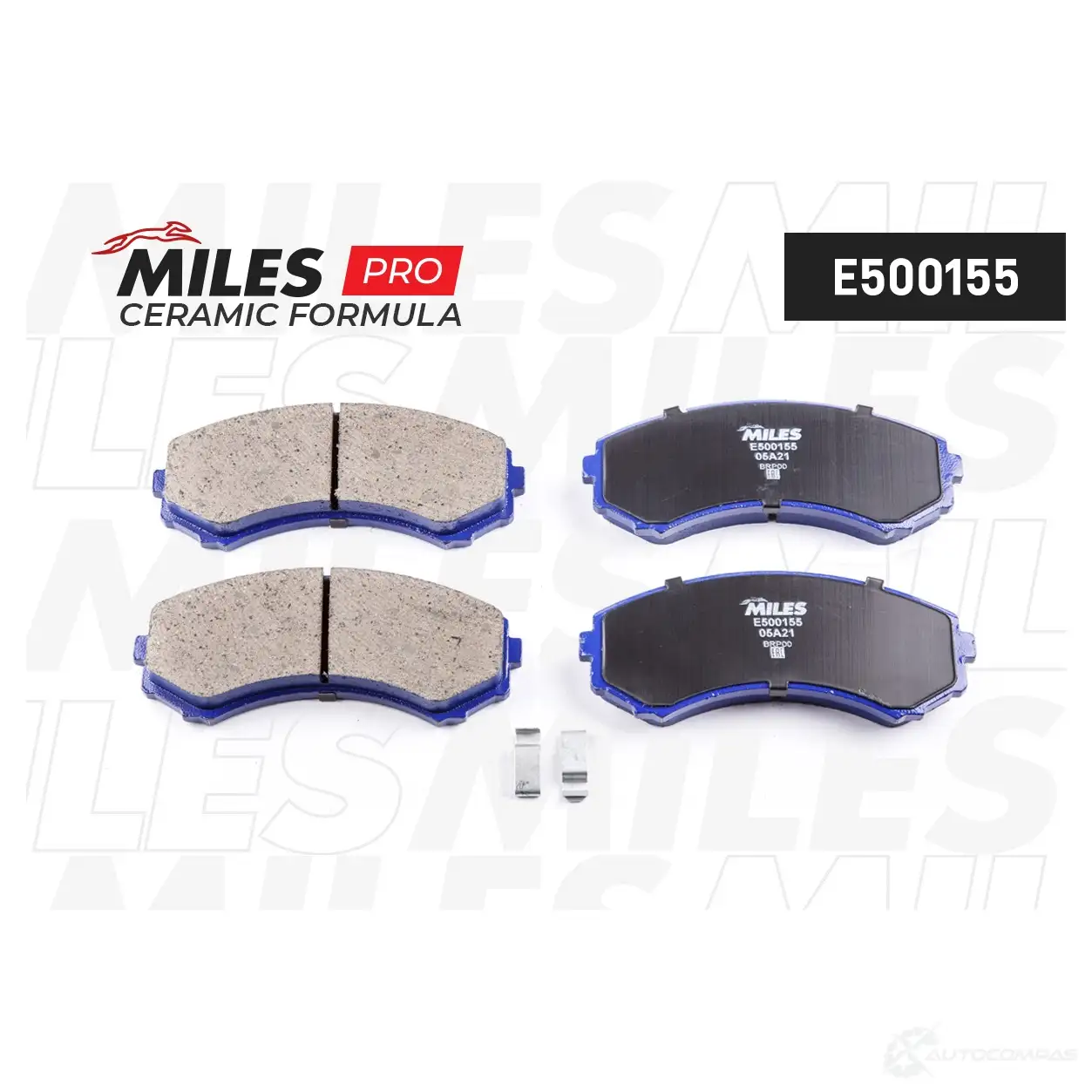 Тормозные колодки дисковые, комплект MILES 1436967852 E500155 0JN O4TD - Изображение 1