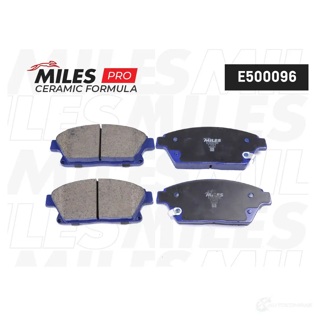 Тормозные колодки дисковые, комплект MILES E500096 5DU09Q I 1436967812 - Изображение 1
