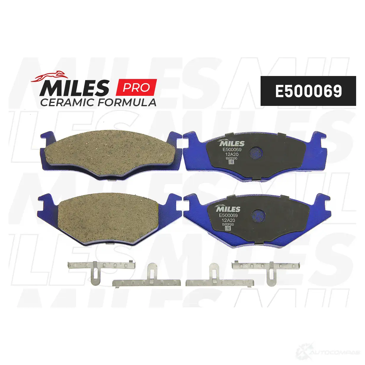 Тормозные колодки дисковые, комплект MILES GCWSPM K 1436967805 E500069 - Изображение 1