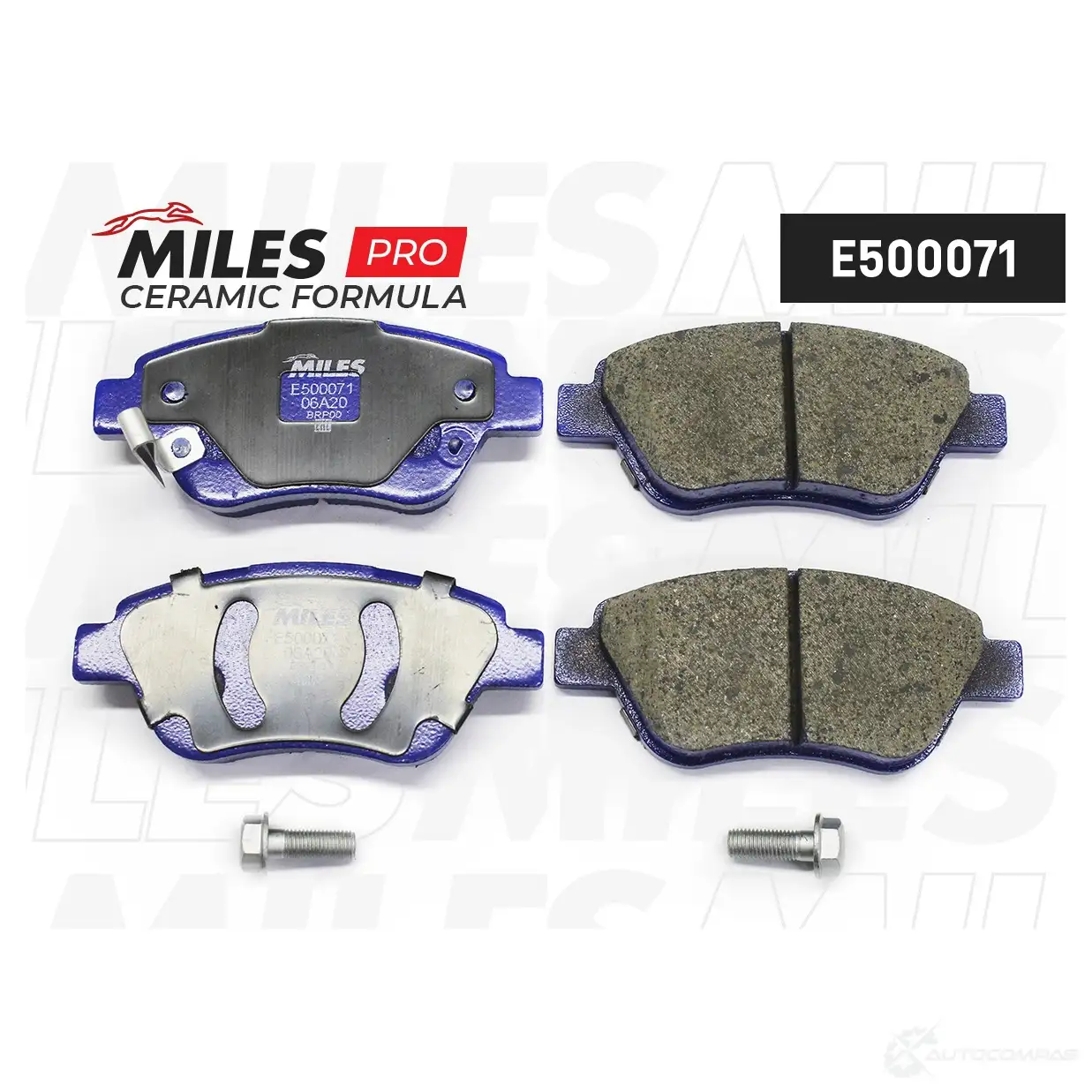 Тормозные колодки дисковые, комплект MILES HEW8 ORN E500071 1436967806 изображение 0