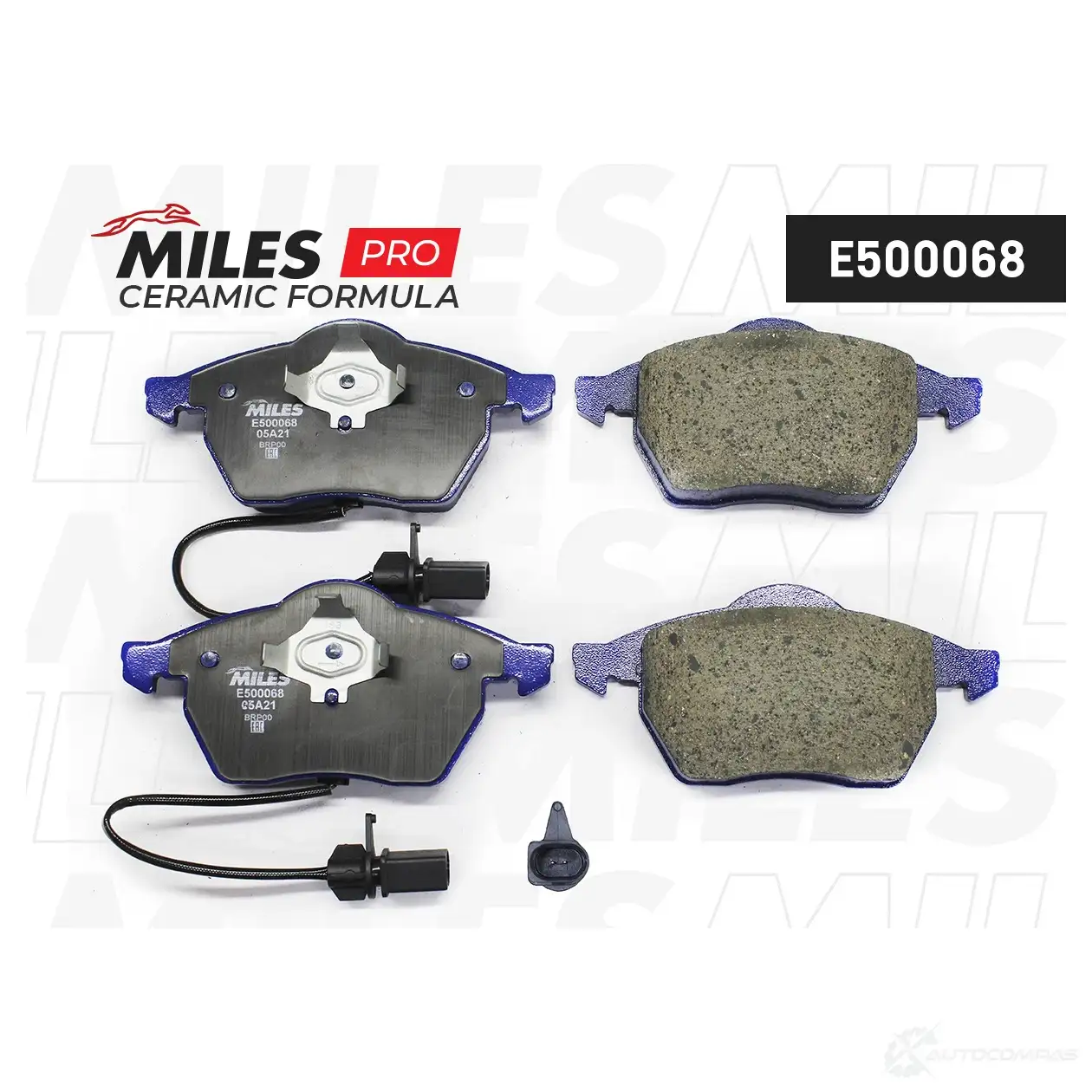 Тормозные колодки дисковые, комплект MILES O78OP Y 1436967804 E500068 - Изображение 1