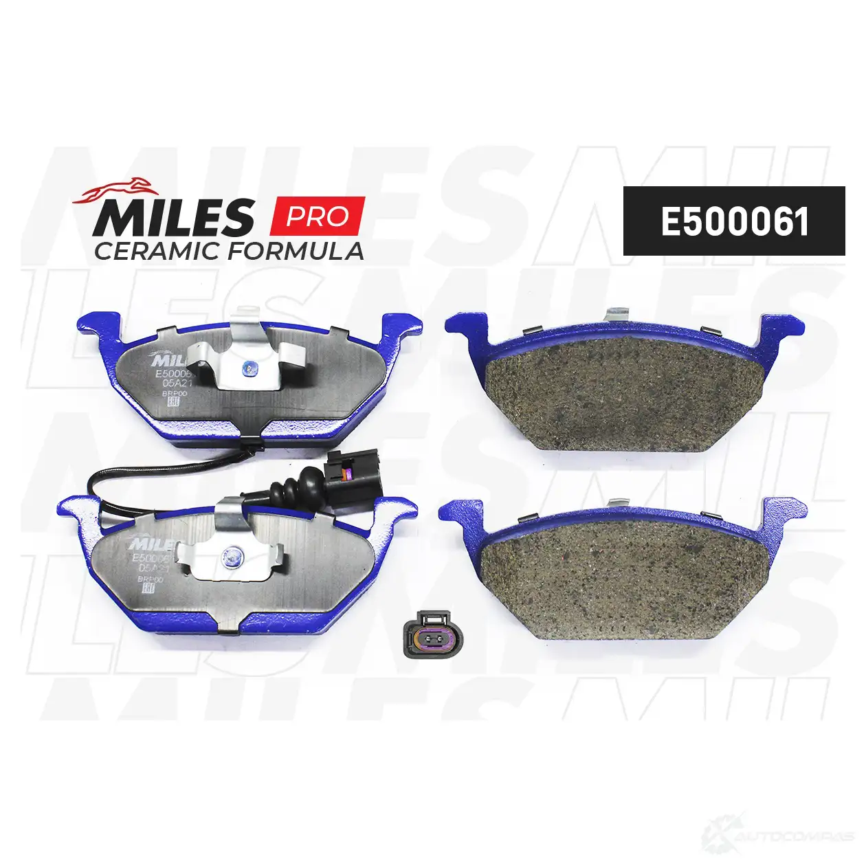 Тормозные колодки дисковые, комплект MILES E500061 YJIL RZ 1436967800 - Изображение 1