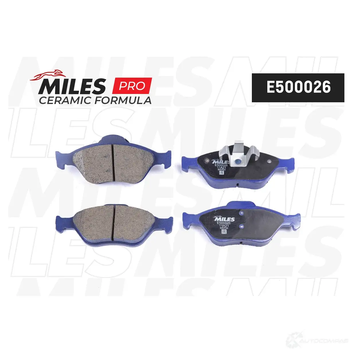 Тормозные колодки дисковые, комплект MILES 1436967779 E500026 M35F W - Изображение 1