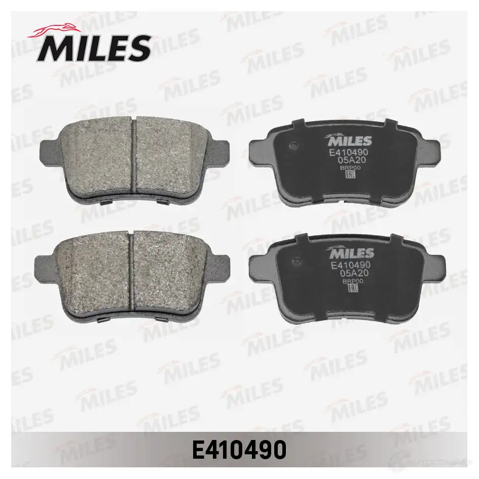 Тормозные колодки дисковые, комплект MILES OZ G9H E410490 1420605036 - Изображение 1