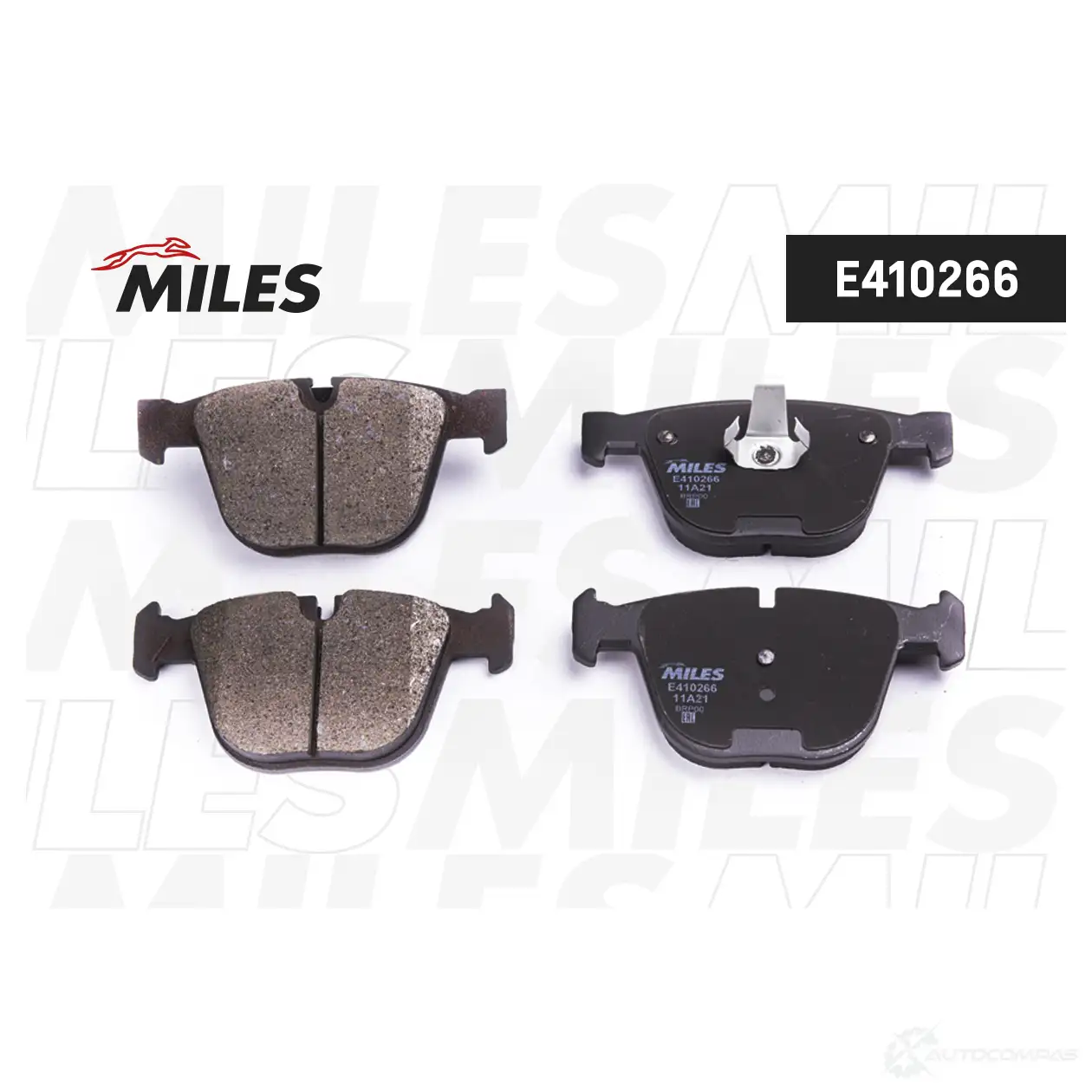 Тормозные колодки дисковые, комплект MILES 1420603491 41 HIL E410266 - Изображение 1