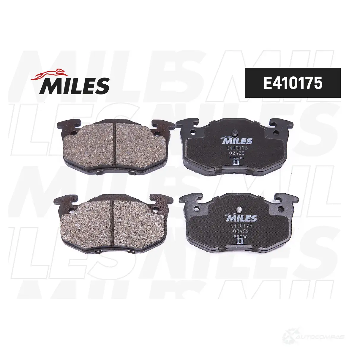 Тормозные колодки дисковые, комплект MILES EQ26 M E410175 1420603533 изображение 1