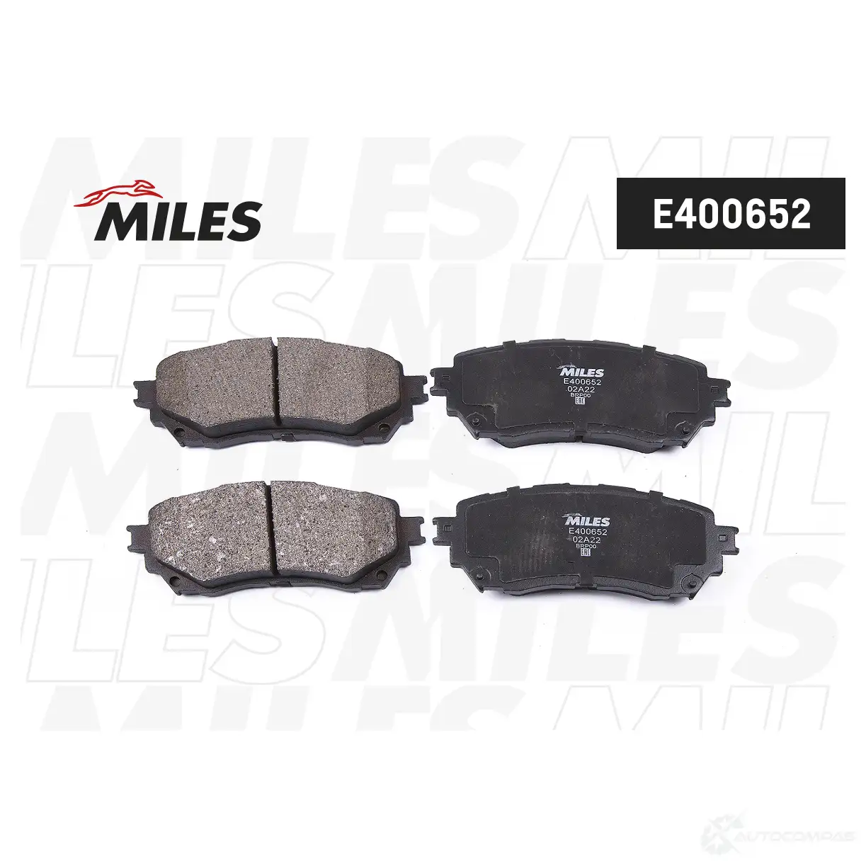 Тормозные колодки дисковые, комплект MILES E400652 X56A S 1438140794 - Изображение 1