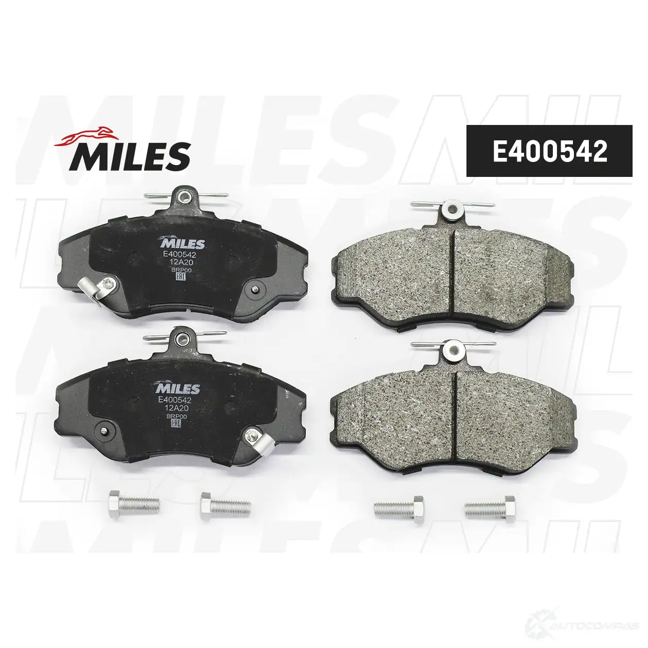 Тормозные колодки дисковые, комплект MILES E400542 1436967728 A DNV2C - Изображение 1