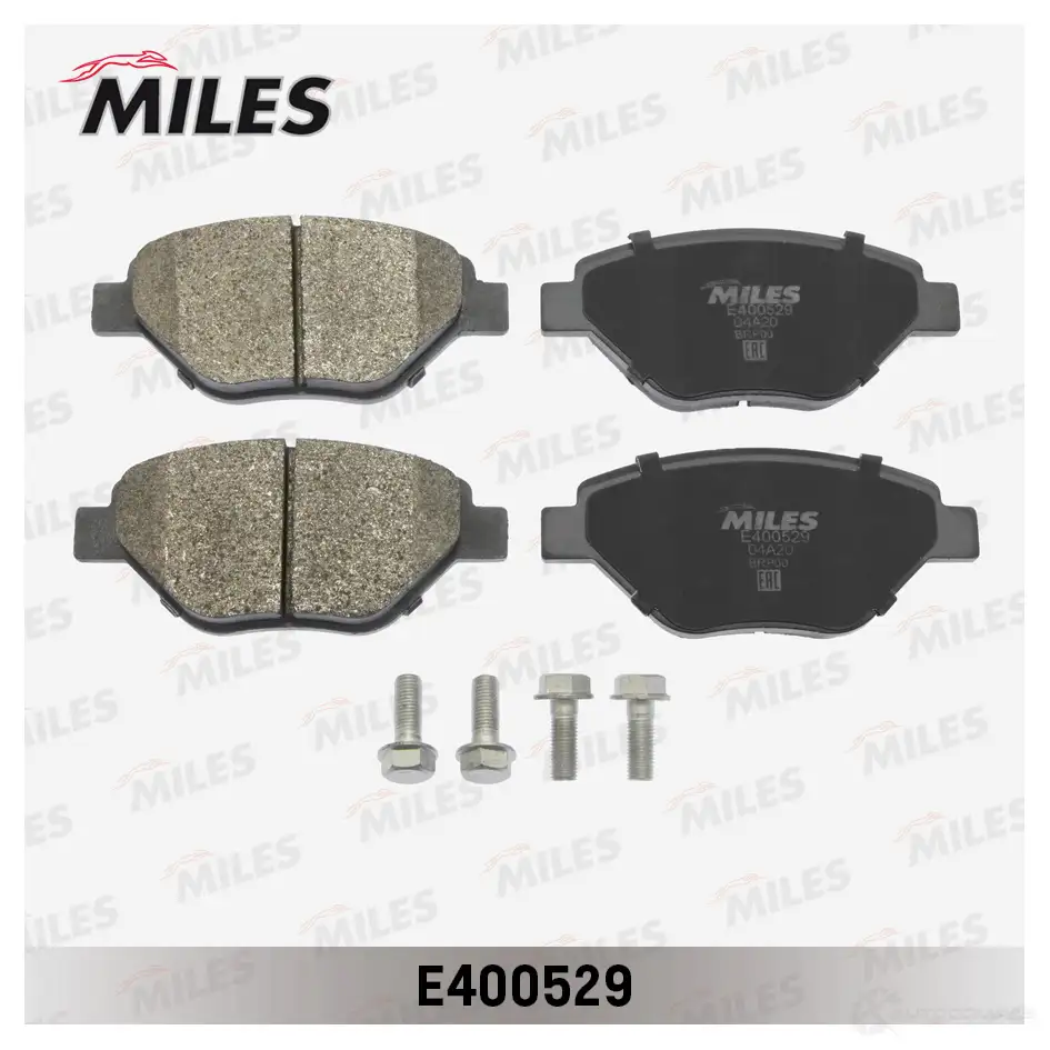 Тормозные колодки дисковые, комплект MILES 1436967723 E400529 EFIH IZ - Изображение 1