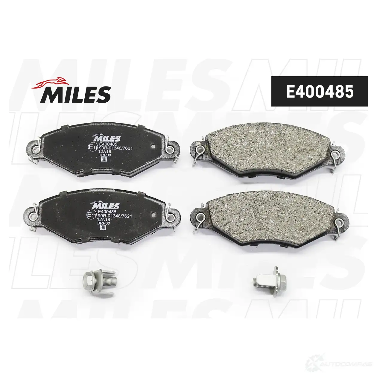 Тормозные колодки дисковые, комплект MILES E400485 5W N4BC 1420605026 - Изображение 1