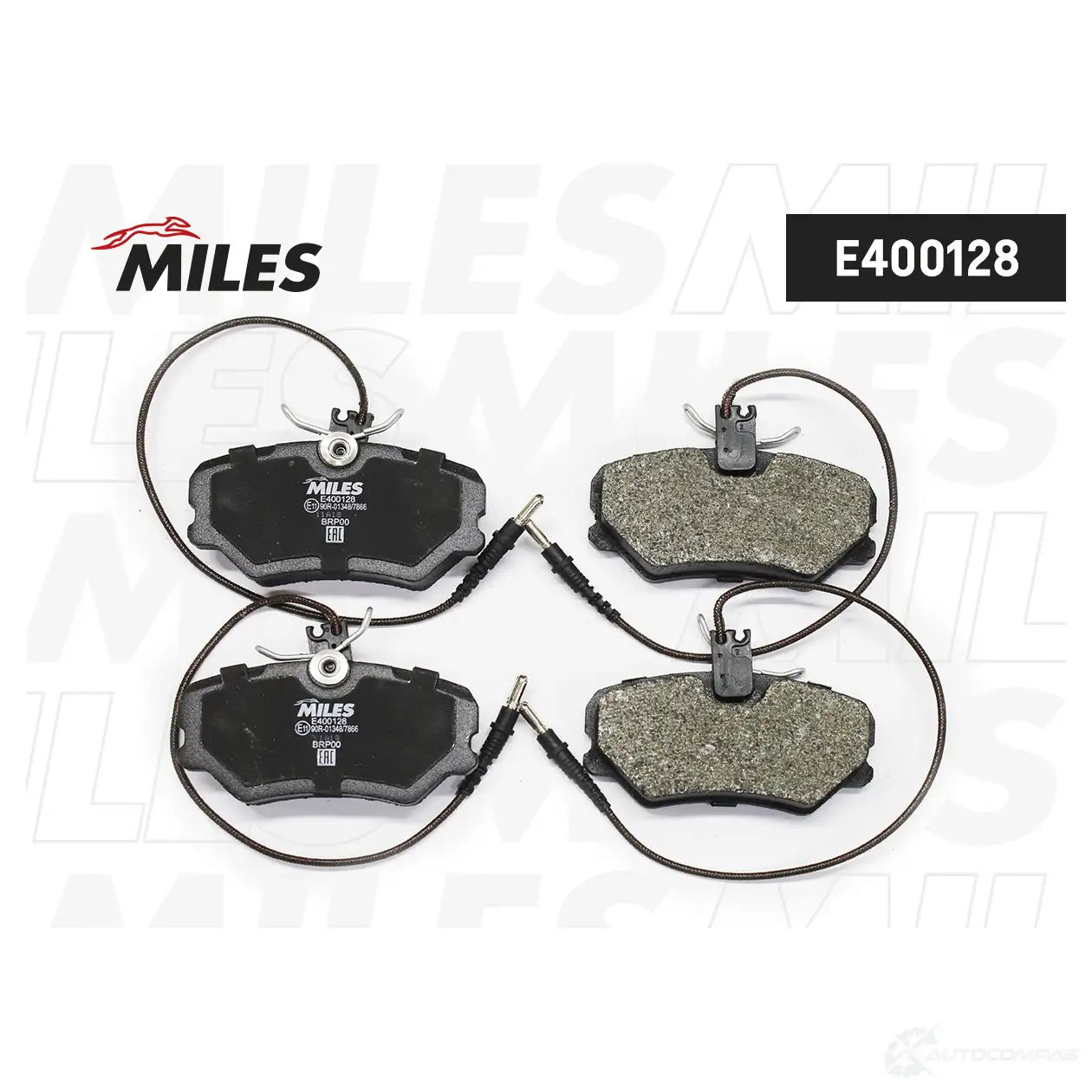 Тормозные колодки дисковые, комплект MILES E400128 ZQ3 DOQA 1420605028 - Изображение 1