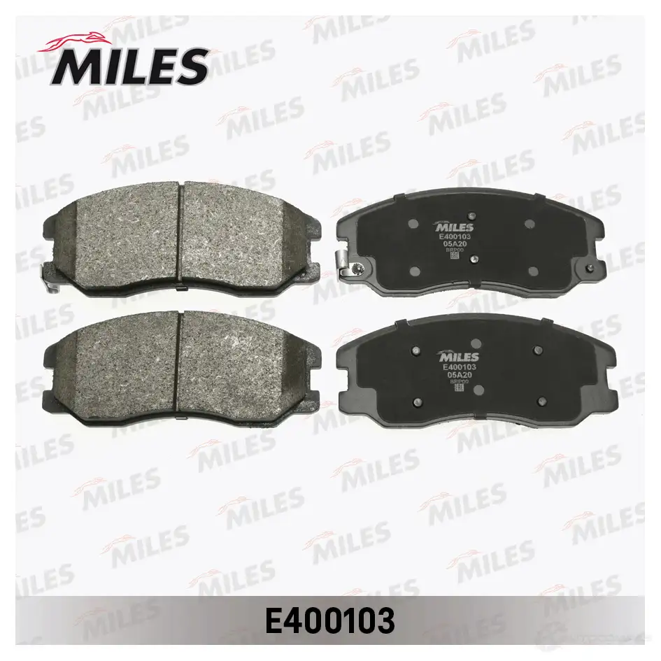 Тормозные колодки дисковые, комплект MILES 1420603502 E400103 GS 9XB изображение 0