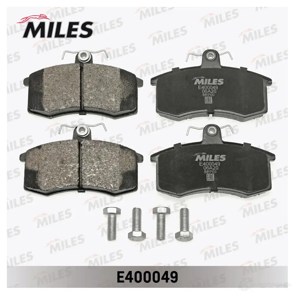 Тормозные колодки дисковые, комплект MILES E400049 O066 O 1420605140 изображение 0