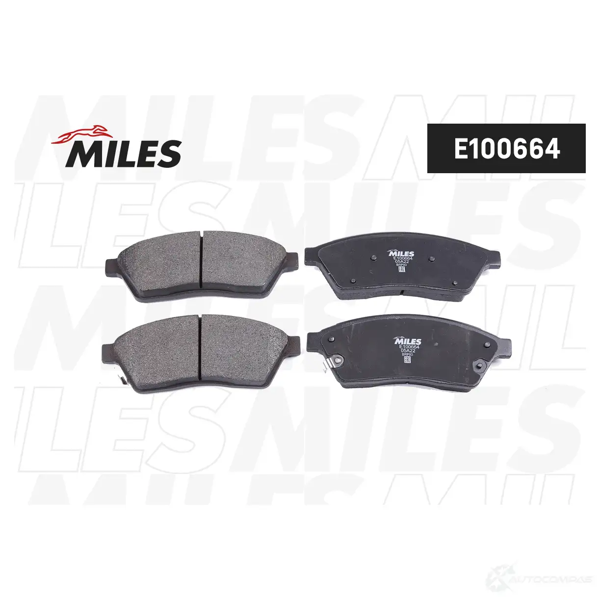 Тормозные колодки дисковые, комплект MILES E100664 1439897422 F4BBM 6 изображение 1
