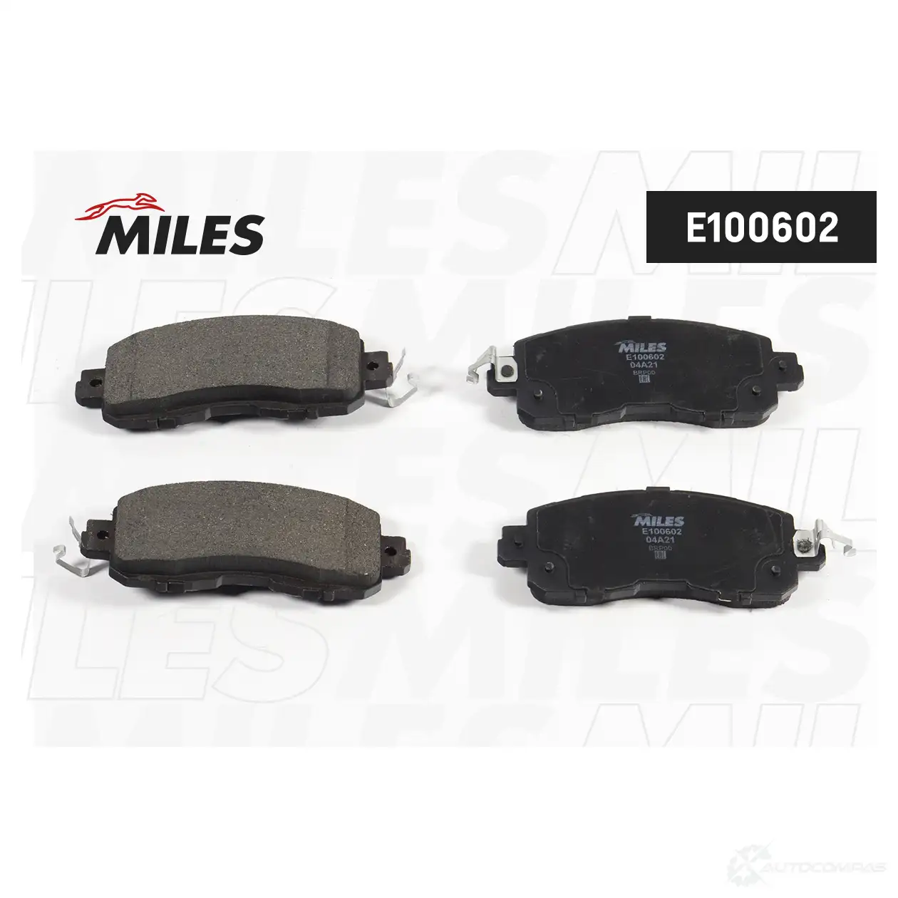 Тормозные колодки дисковые, комплект MILES E100602 Z LKMWKB 1438140867 изображение 0