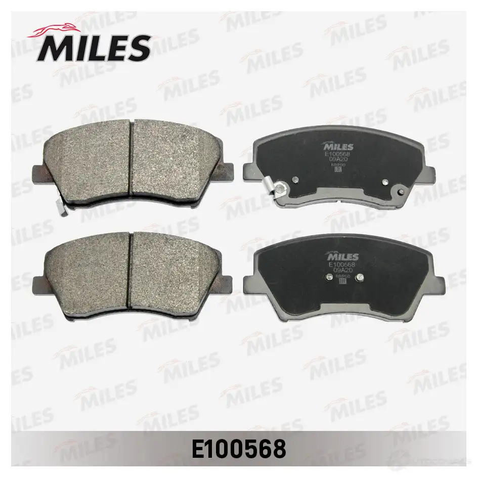 Тормозные колодки дисковые, комплект MILES E100568 1436967647 Z9 7PA изображение 0