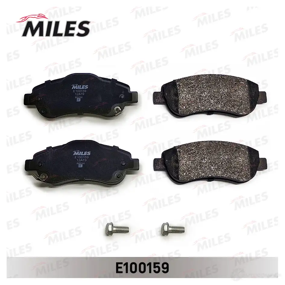 Тормозные колодки дисковые, комплект MILES E100159 PA TA8J 1436967548 - Изображение 1