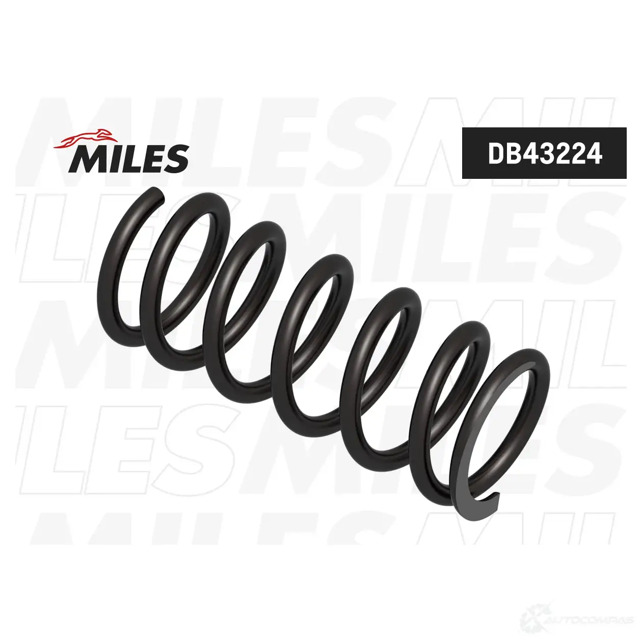 Пружина подвески MILES 1438141198 U XTKY DB43224 изображение 0