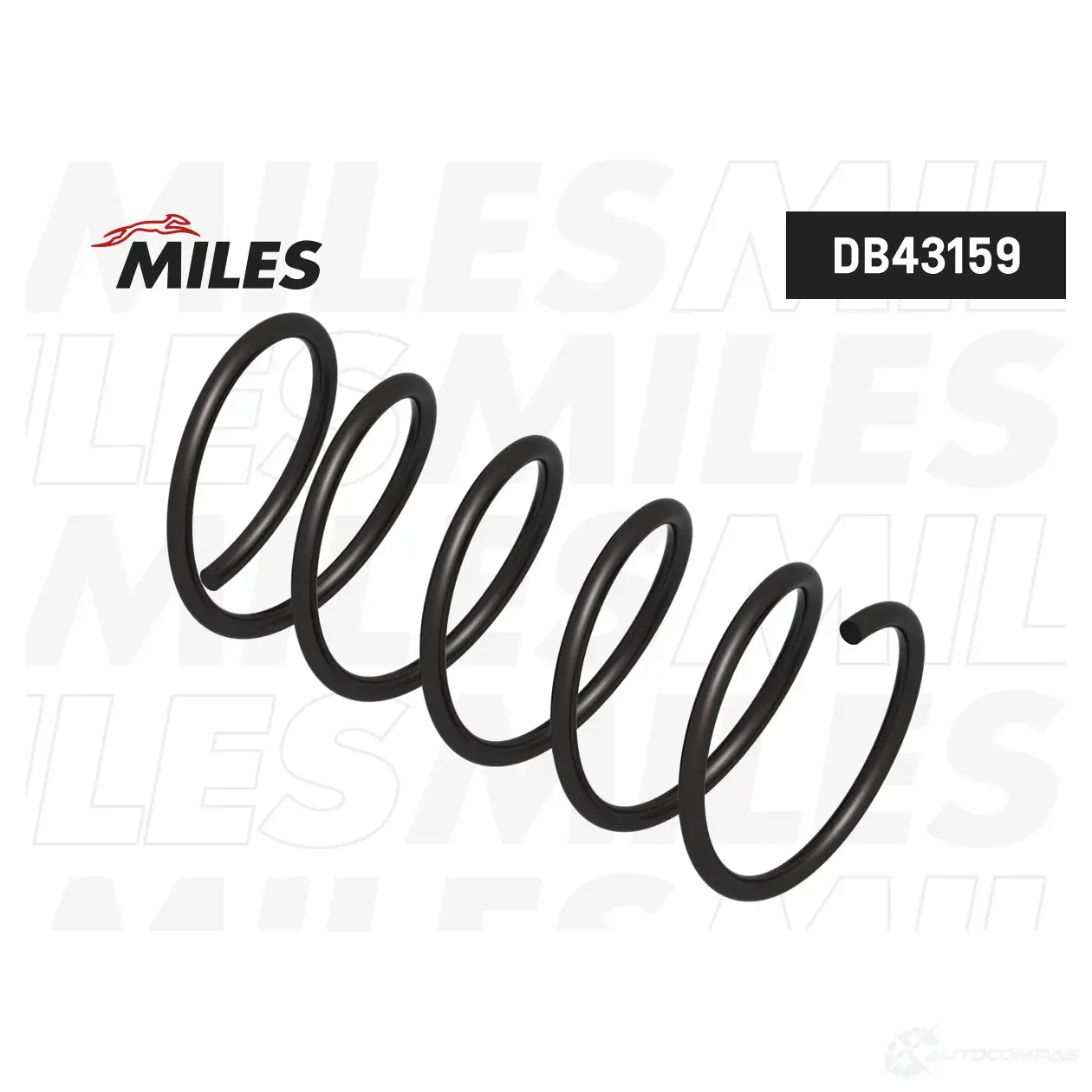 Пружина подвески MILES 1438141224 D1 LIVM DB43159