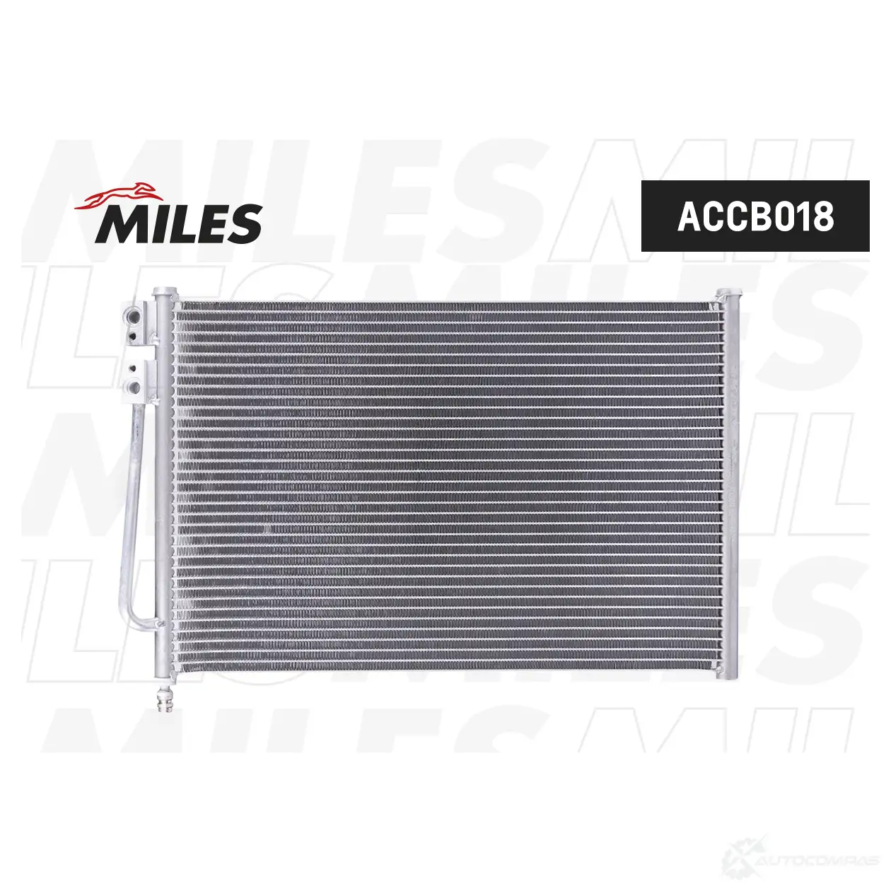 Радиатор кондиционера MILES 1420598717 3YR X13 ACCB018 - Изображение 1