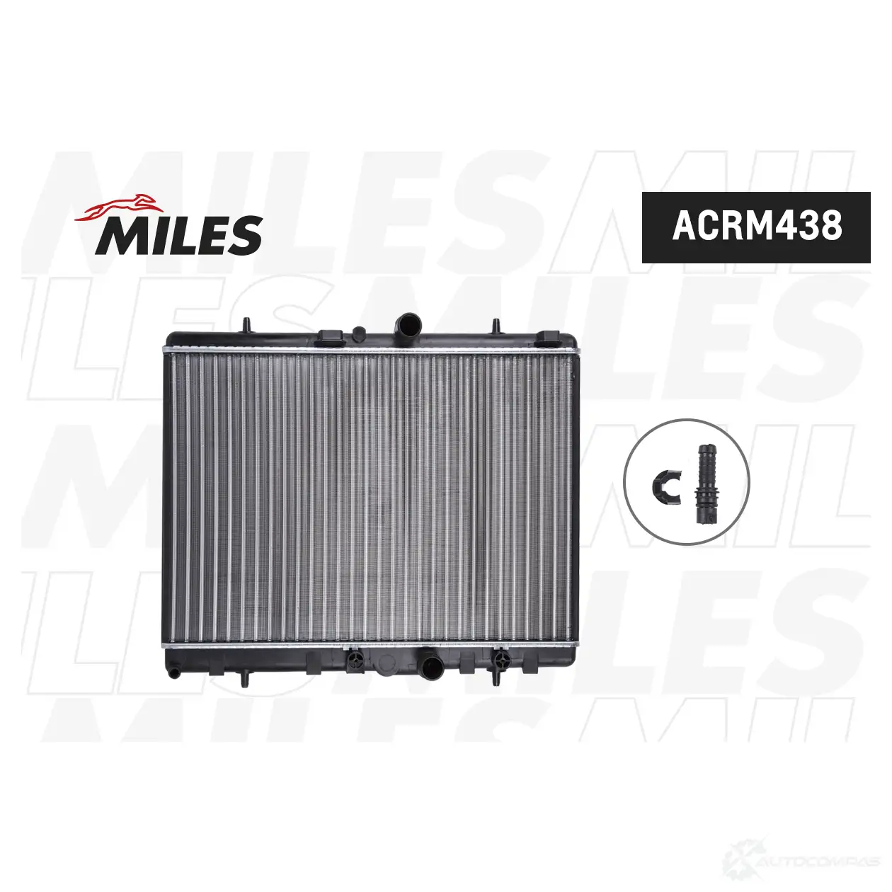 Радиатор охлаждения двигателя MILES 19LG B 1436966057 ACRM438 изображение 0
