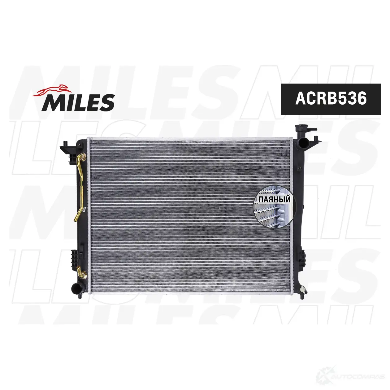 Радиатор охлаждения двигателя MILES 1436966010 G8C ZJT ACRB536 - Изображение 1