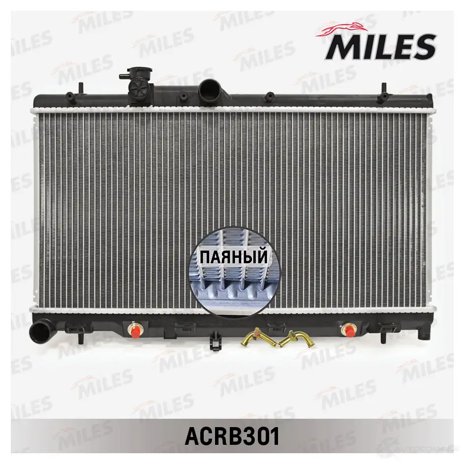 Радиатор охлаждения двигателя MILES ACRB301 1438141282 03U 9XC изображение 0