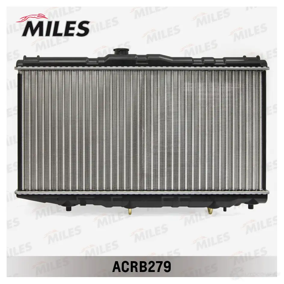 Радиатор охлаждения двигателя MILES 1438141285 W1R9M V ACRB279 изображение 1