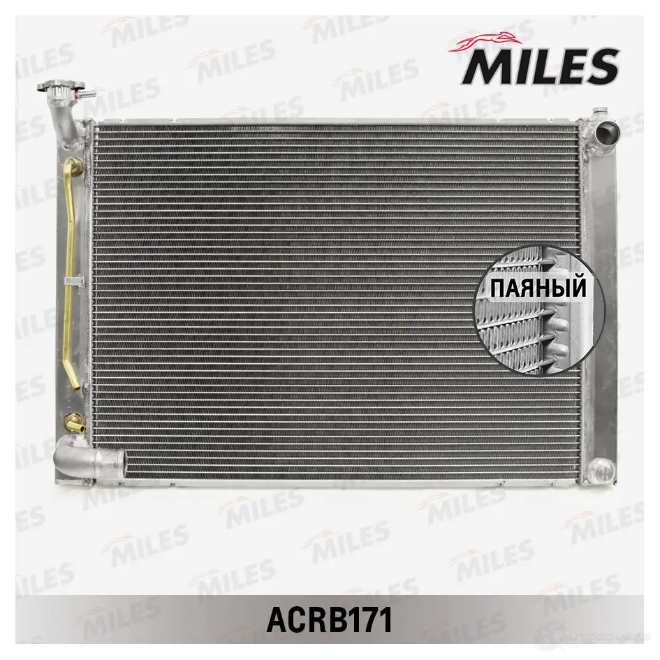Радиатор охлаждения двигателя MILES 1420675888 ACRB171 N KYXE изображение 0