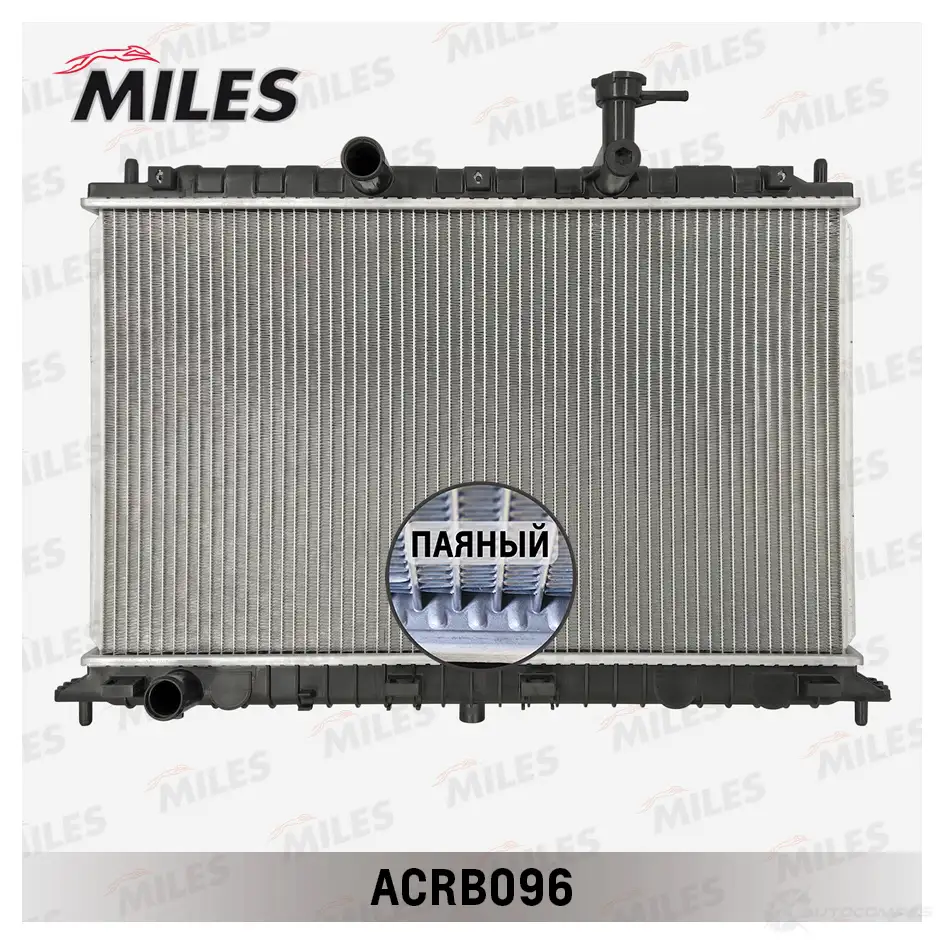 Радиатор охлаждения двигателя MILES 68X TEU 1420598943 ACRB096 изображение 0