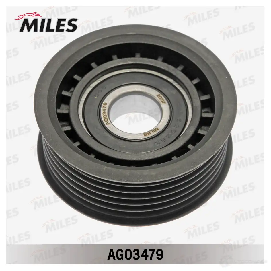 Паразитный ролик приводного ремня MILES 1436966241 IRP9KL 4 AG03479 - Изображение 1