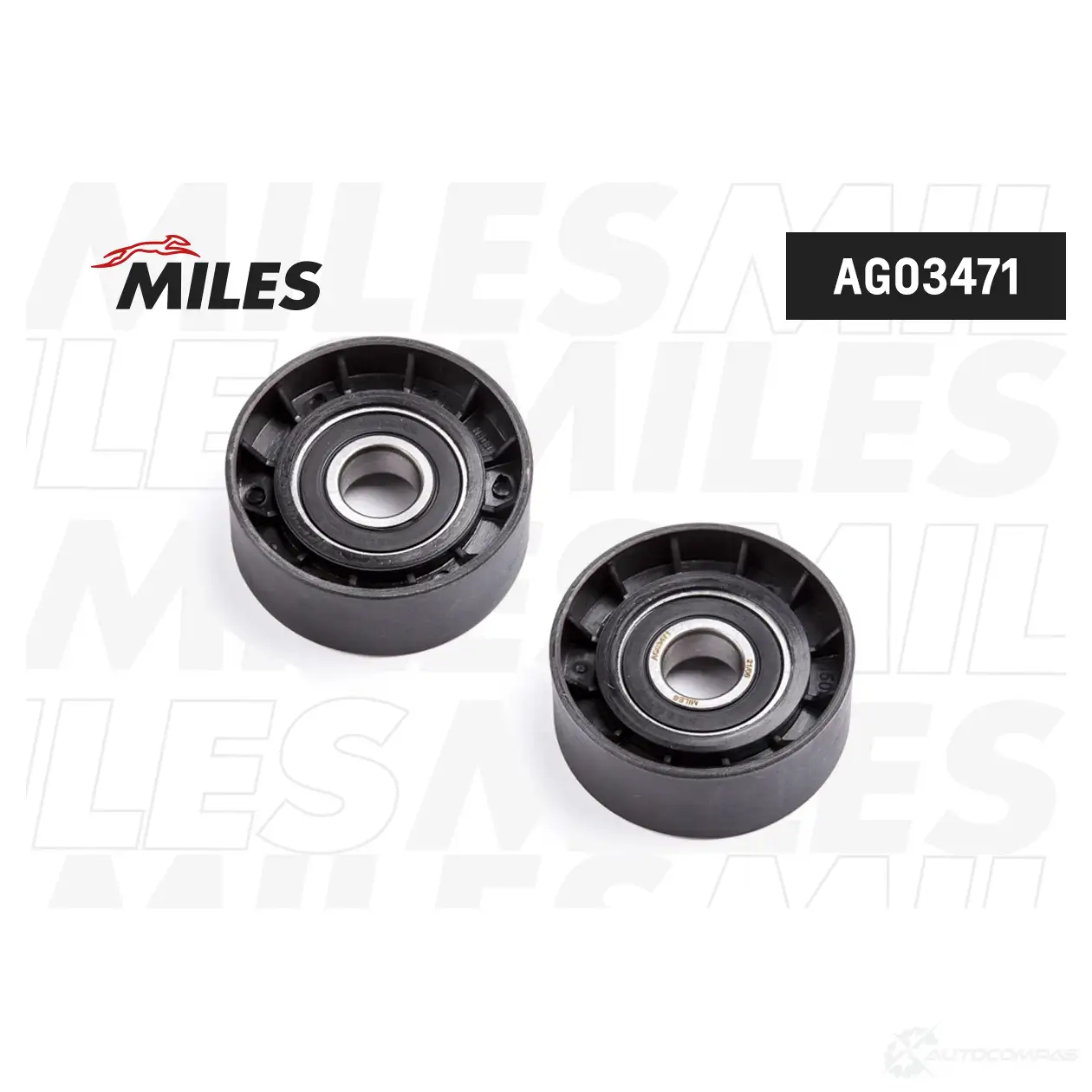 Паразитный ролик приводного ремня MILES AG03471 QNJD XP 1436966235 - Изображение 1