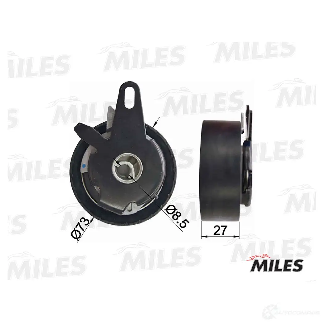Натяжной ролик ГРМ MILES AG02043 E NHT5 1420599036