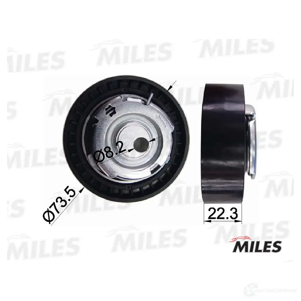 Натяжной ролик ГРМ MILES AG02005 1420599273 08M AGJ