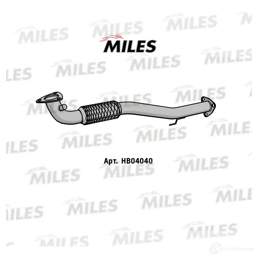 Выхлопная труба глушителя MILES HB04040 AO5SG9 9 1420604454 изображение 0