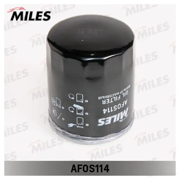 Масляный фильтр MILES AFOS114 1420600148 6H WSE изображение 0