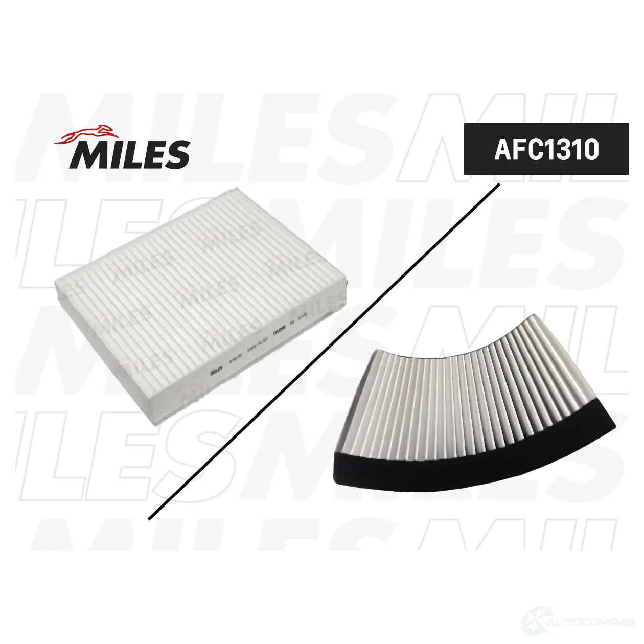 Салонный фильтр MILES 678V C AFW1310 1420621529 - Изображение 1