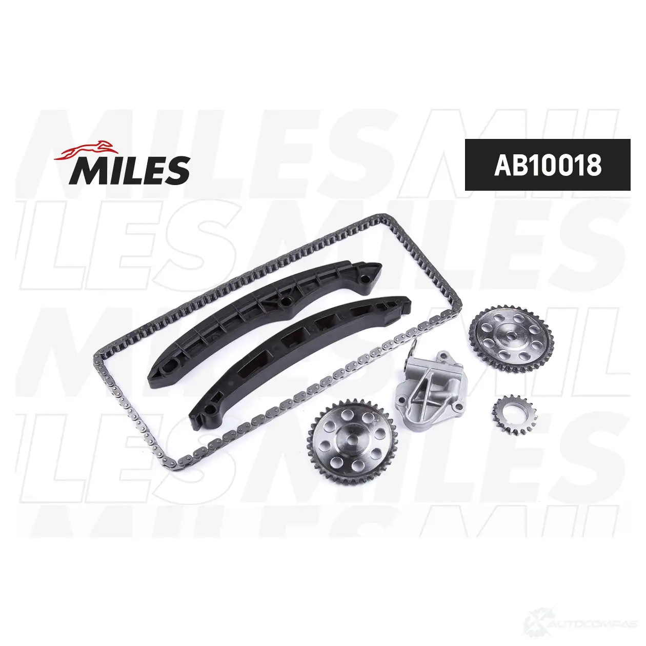 Комплект цепи ГРМ MILES AB10018 PG6WH 9 1438142439