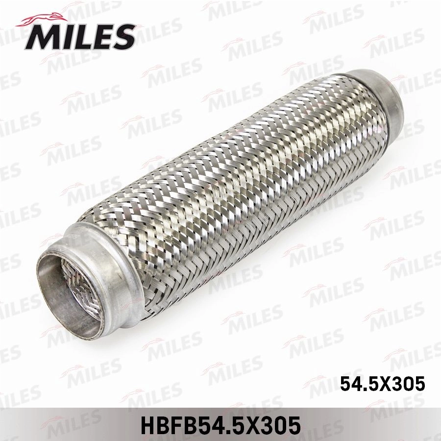 Гофра глушителя MILES HBFB54.5X305 HT 44LN 1420604570 изображение 0