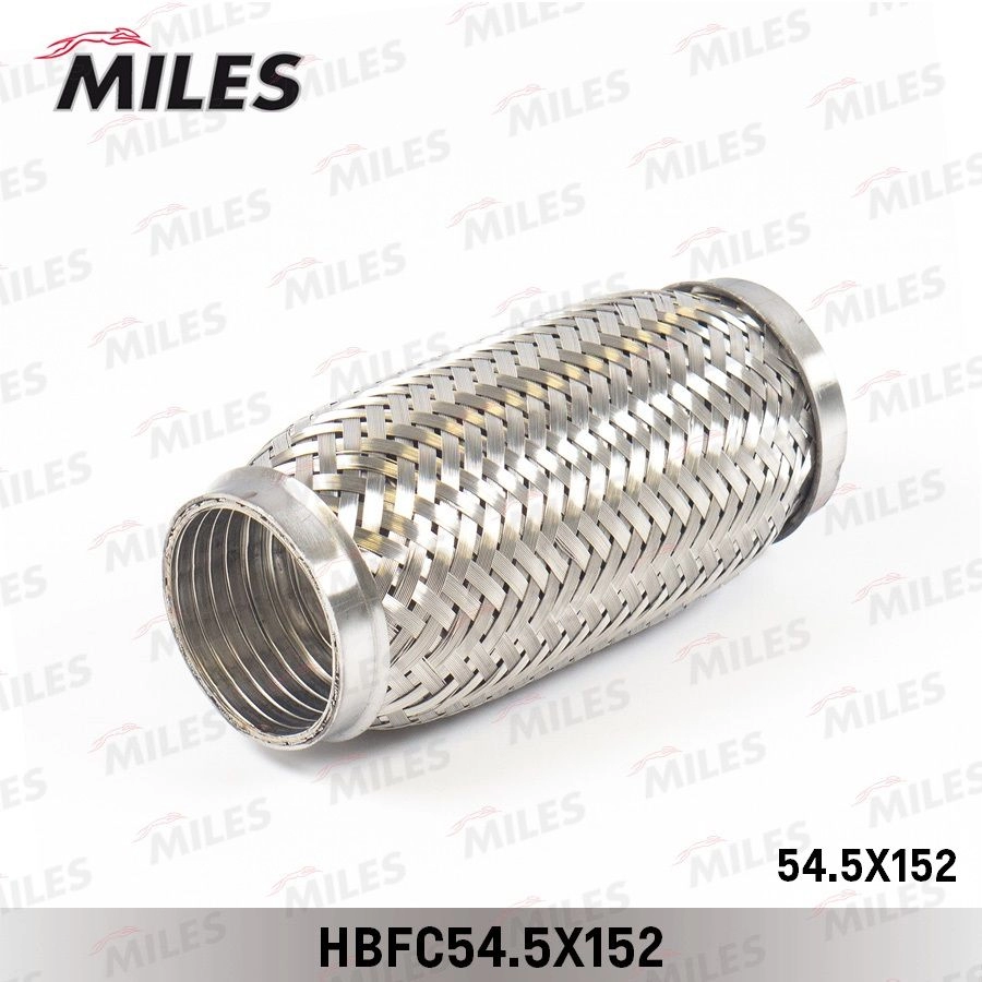 Гофра глушителя MILES 1420602437 HBFC54.5X152 3XOIV 9K - Изображение 1