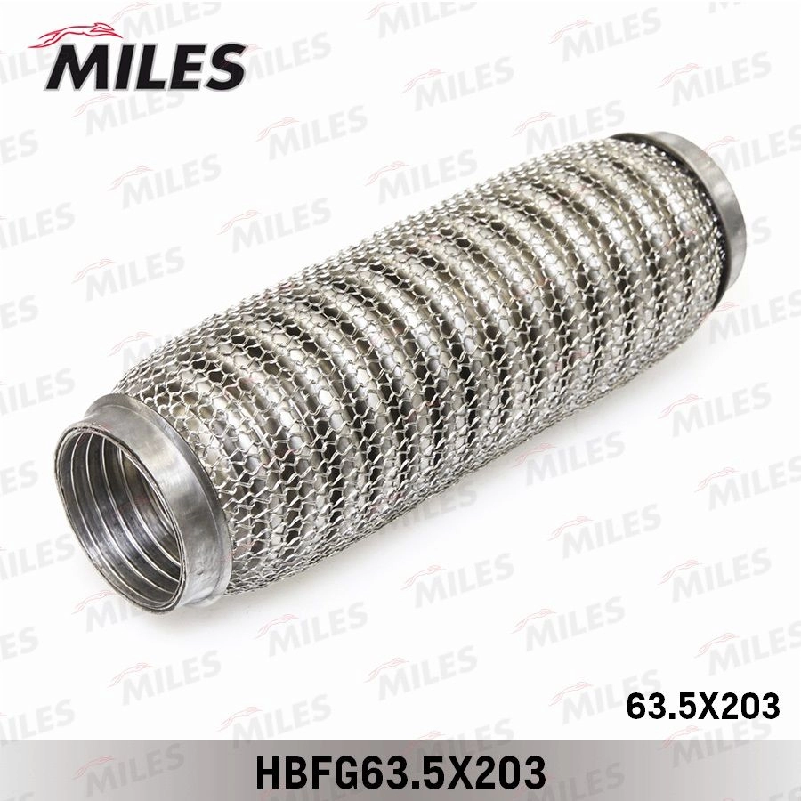 Гофра глушителя MILES 1420602456 RC8J LE9 HBFG63.5X203 - Изображение 1