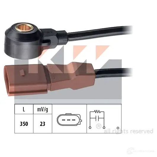 Датчик детонации KW 457118 EPS 1.957.118 FACET 9.3118 3300966