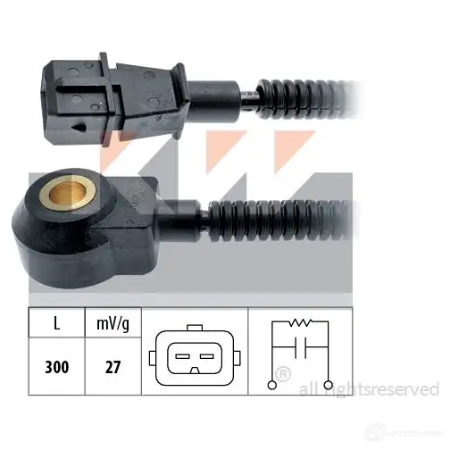 Датчик детонации KW 457213 FACET 9.3213 3301023 EPS 1.957.213 изображение 0