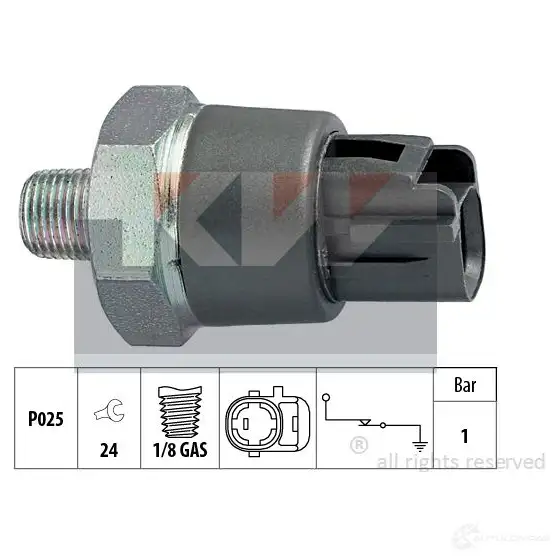 Датчик давления масла KW 500188 FACET 7.0188 3302429 EPS 1.800.188