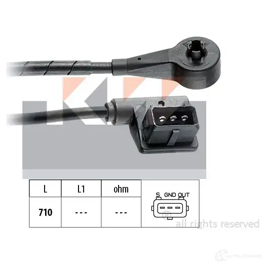 Датчик пройденного пути KW 3300351 FACET 9.0153 453153 EPS 1.953.153