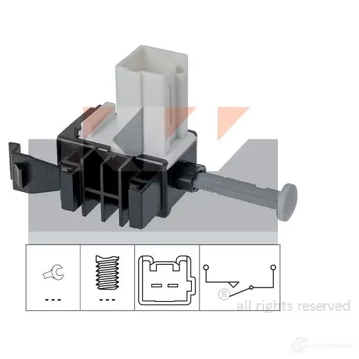 Переключатель круиз-контроля, темпомат KW 3302654 FACET 7.1266 EPS 1.810.266 510266 изображение 0