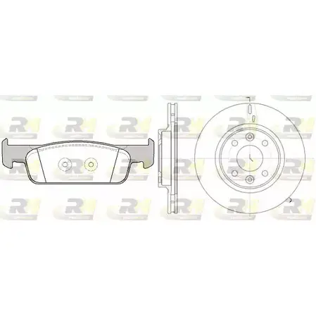 Комплект тормозных колодок и дисков ROADHOUSE RSX8 154000 39YG41I 81540.00 1462298 изображение 0