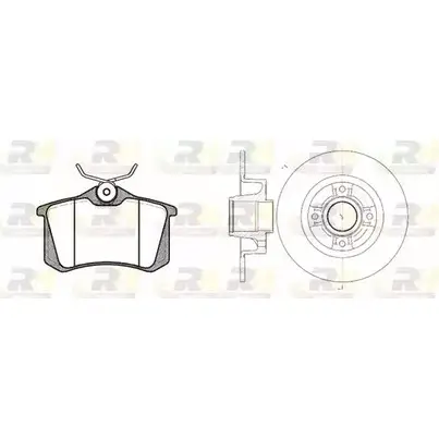 Комплект тормозных колодок и дисков ROADHOUSE 1462346 RSX 826305 GA1X6 8263.05 изображение 0