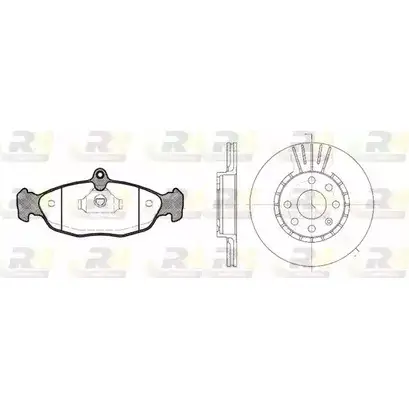 Комплект тормозных колодок и дисков ROADHOUSE 1462398 8393.03 4YJTAGA RSX 839303 изображение 0